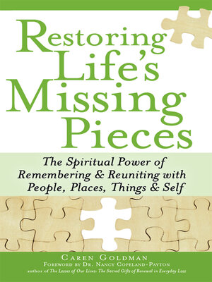 cover image of Restoring Life's Missing Pieces